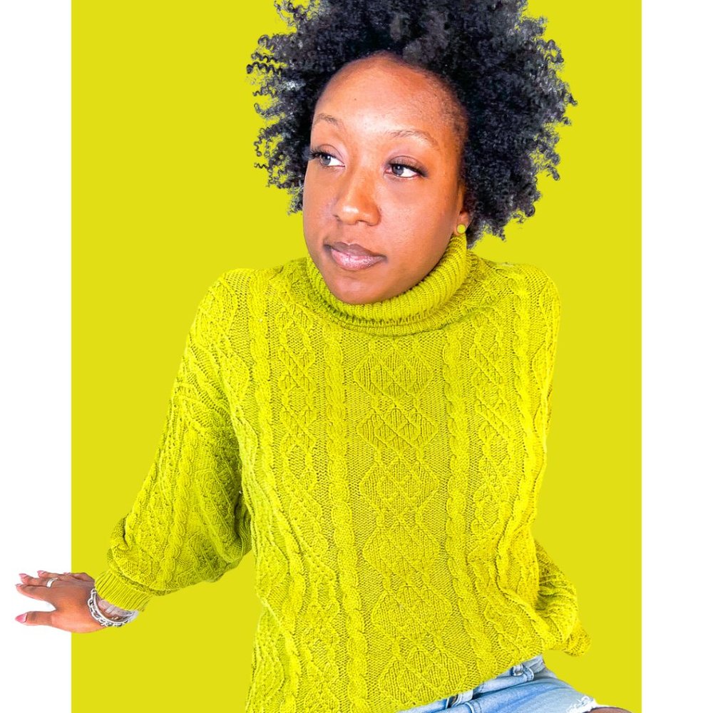 Textured Turtleneck